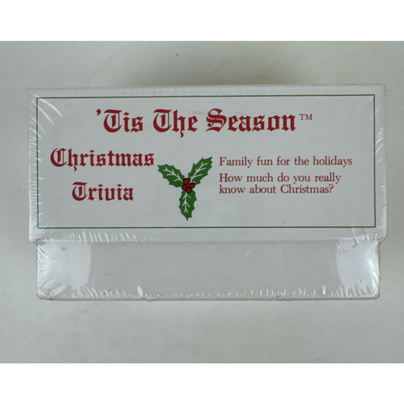 Tis The Season Christmas Trivia Card Game Family VTG USA Party Secret Santa Gift - Picture 3 of 10